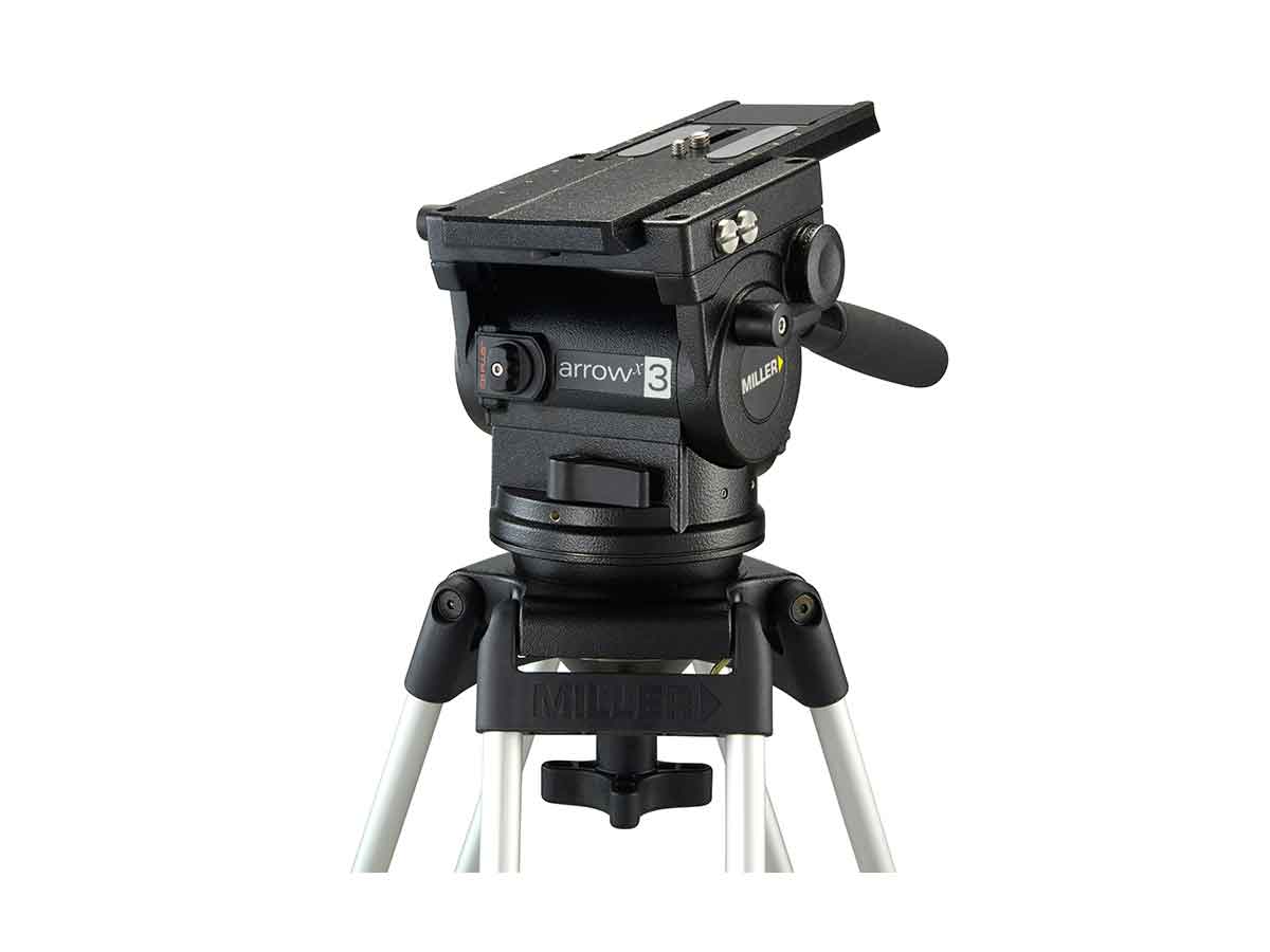 Miller Arrowx 3 Fluid Head (100mm Bowl)