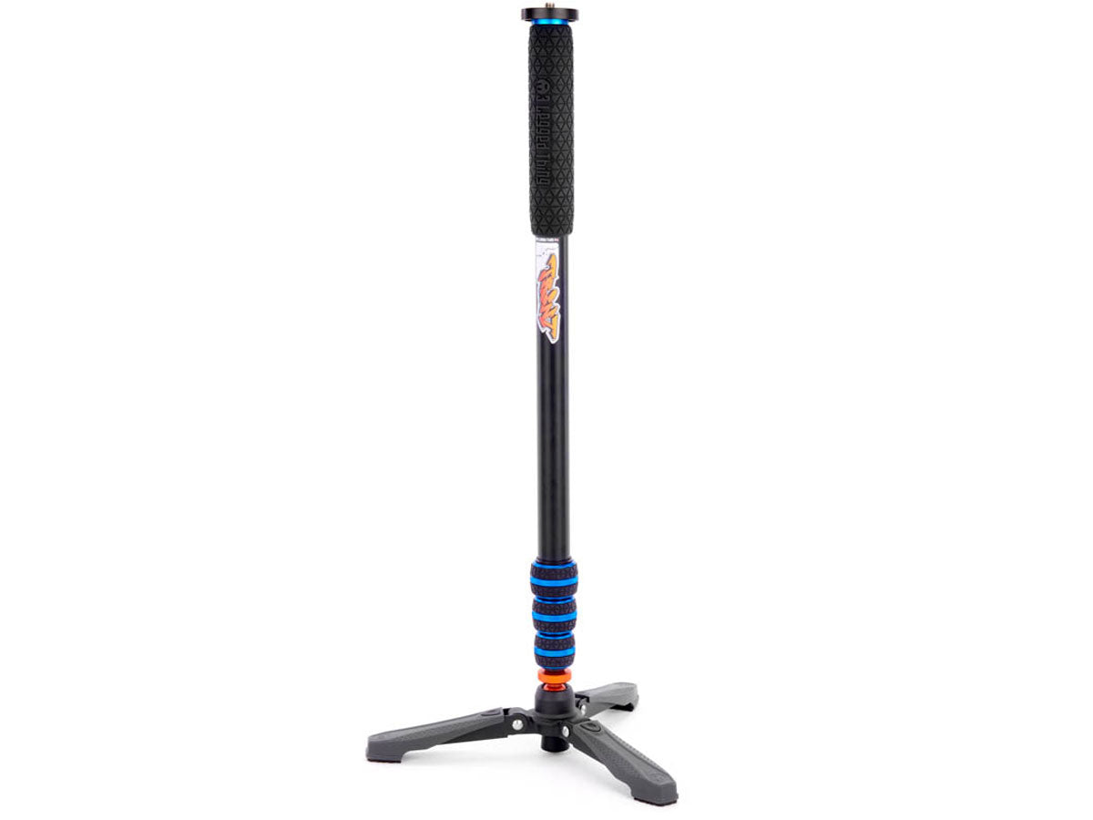 3 Legged Thing Trent 2.0 Monopod With Docz2 Foot Stabiliser (Blue)