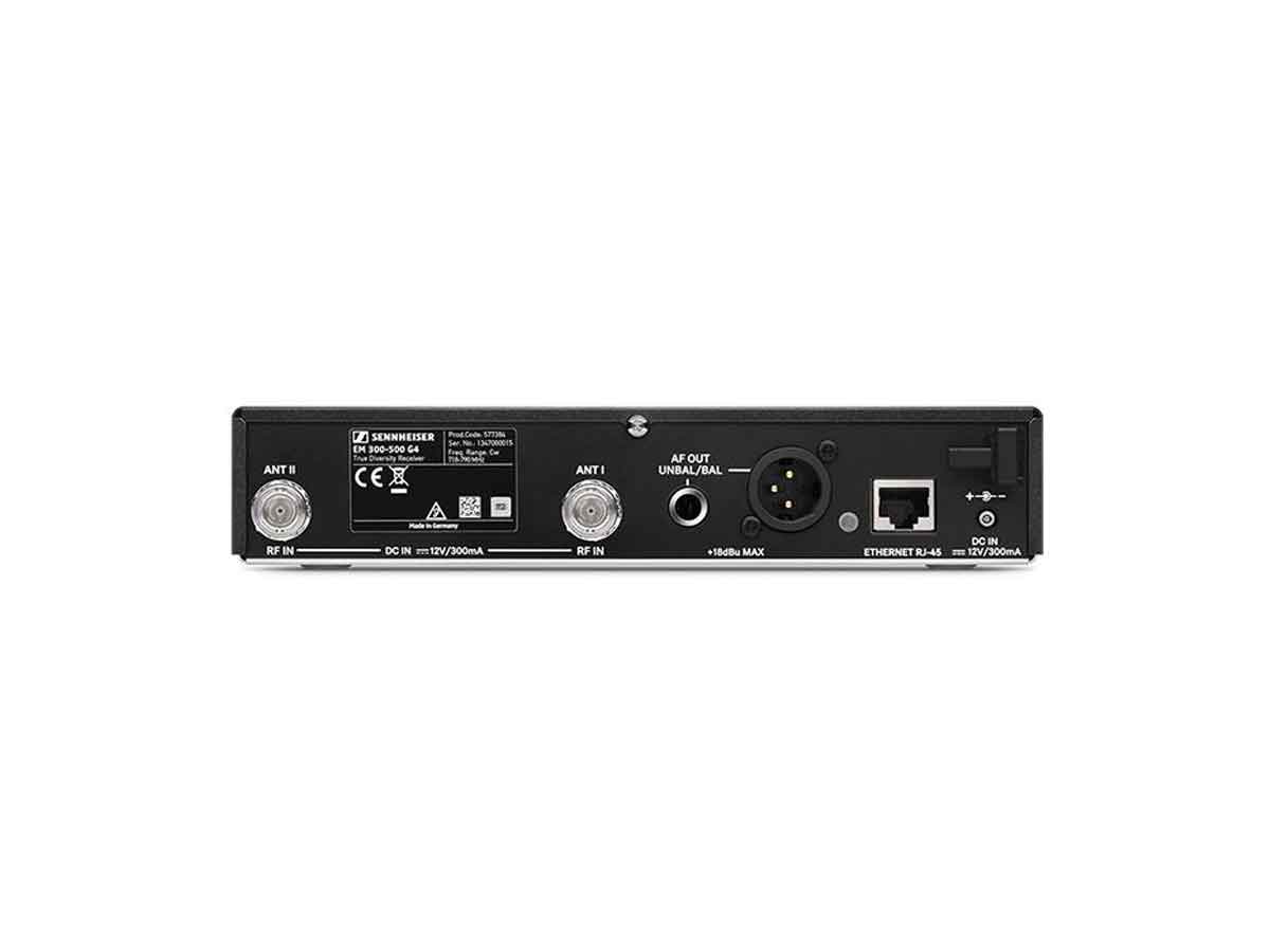 Sennheiser EM 300-500 G4-GBW (EM300500G4GBW) Rackmount G4 True Diversity Receiver - 606-678MHz