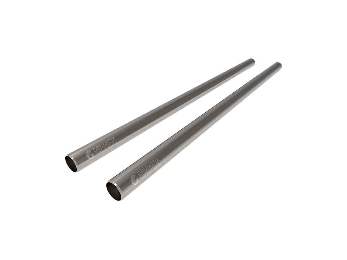 Bright Tangerine Drumstix Titanium Rods - 15mm/18" Pair (45.7cm)