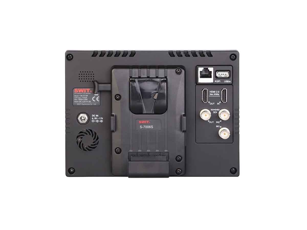 Swit CM-S73H (LUX) 7-inch Full HD High Bright 3G-SDI & 4K-HDMI LCD Monitor Luxury Package