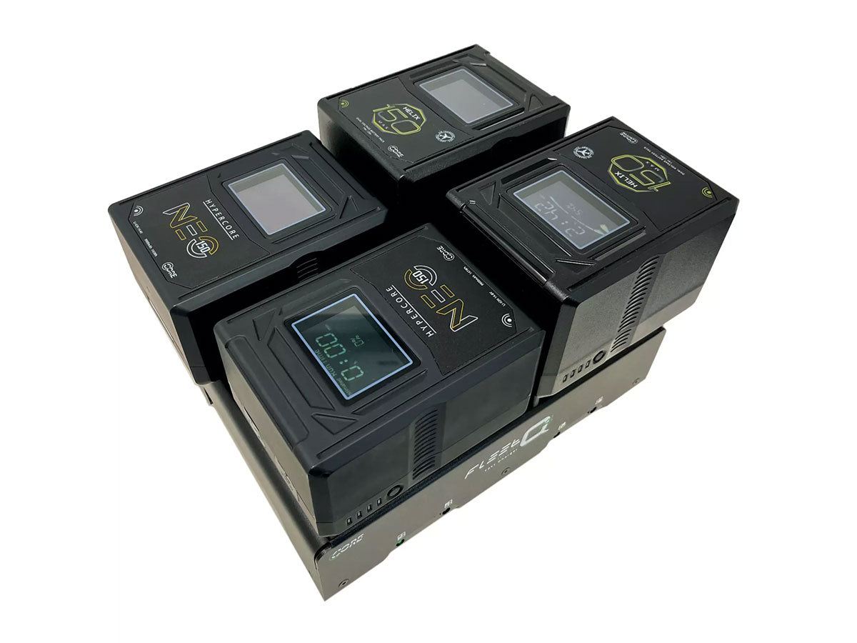 CoreSWX Fleet Quad Mini Charger - Gold Mount