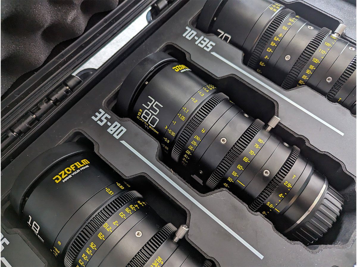 Used DZOFILM Catta Ace Bundle (18-35mm, 35-80mm, 70-135mm) - PL Mount