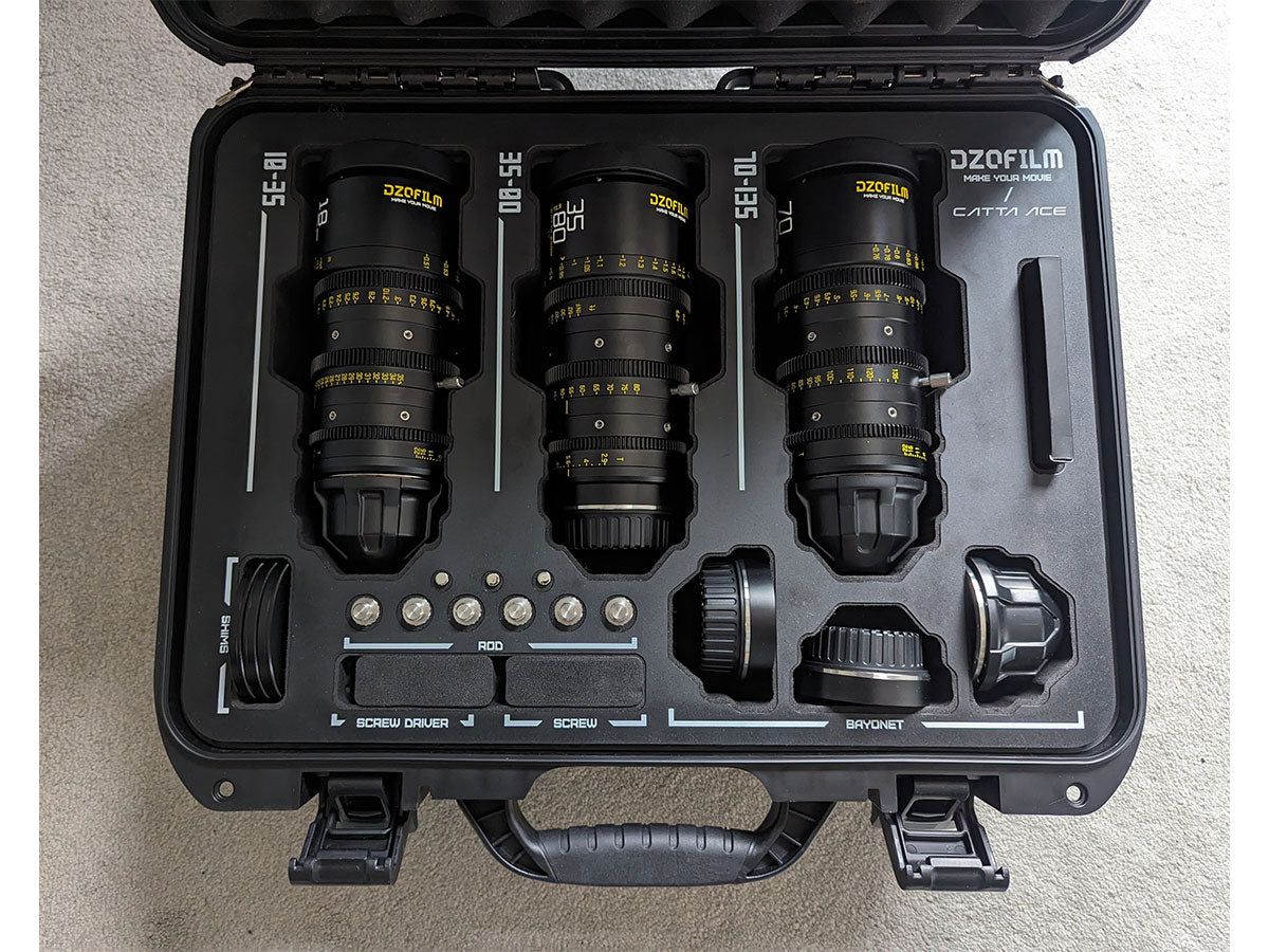 Used DZOFILM Catta Ace Bundle (18-35mm, 35-80mm, 70-135mm) - PL Mount