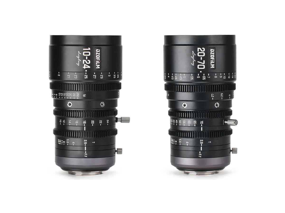 DZOFILM 10-24mm & 20-70mm T2.9 Cinema MFT Zoom Lens - Imperial