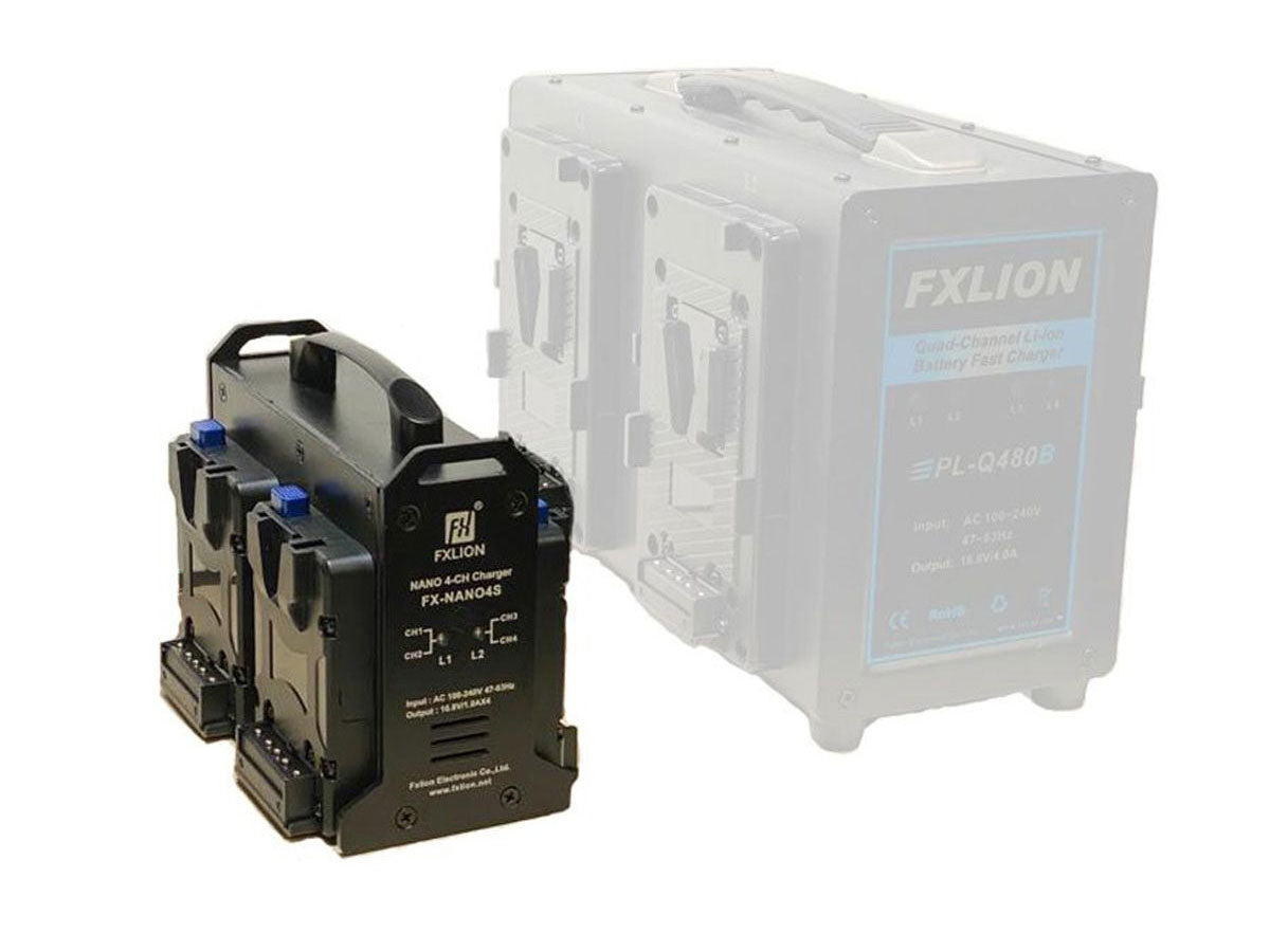 Fxlion NANO ONE & TWO 4 Battery Kit In Hard Case (w/Charger)