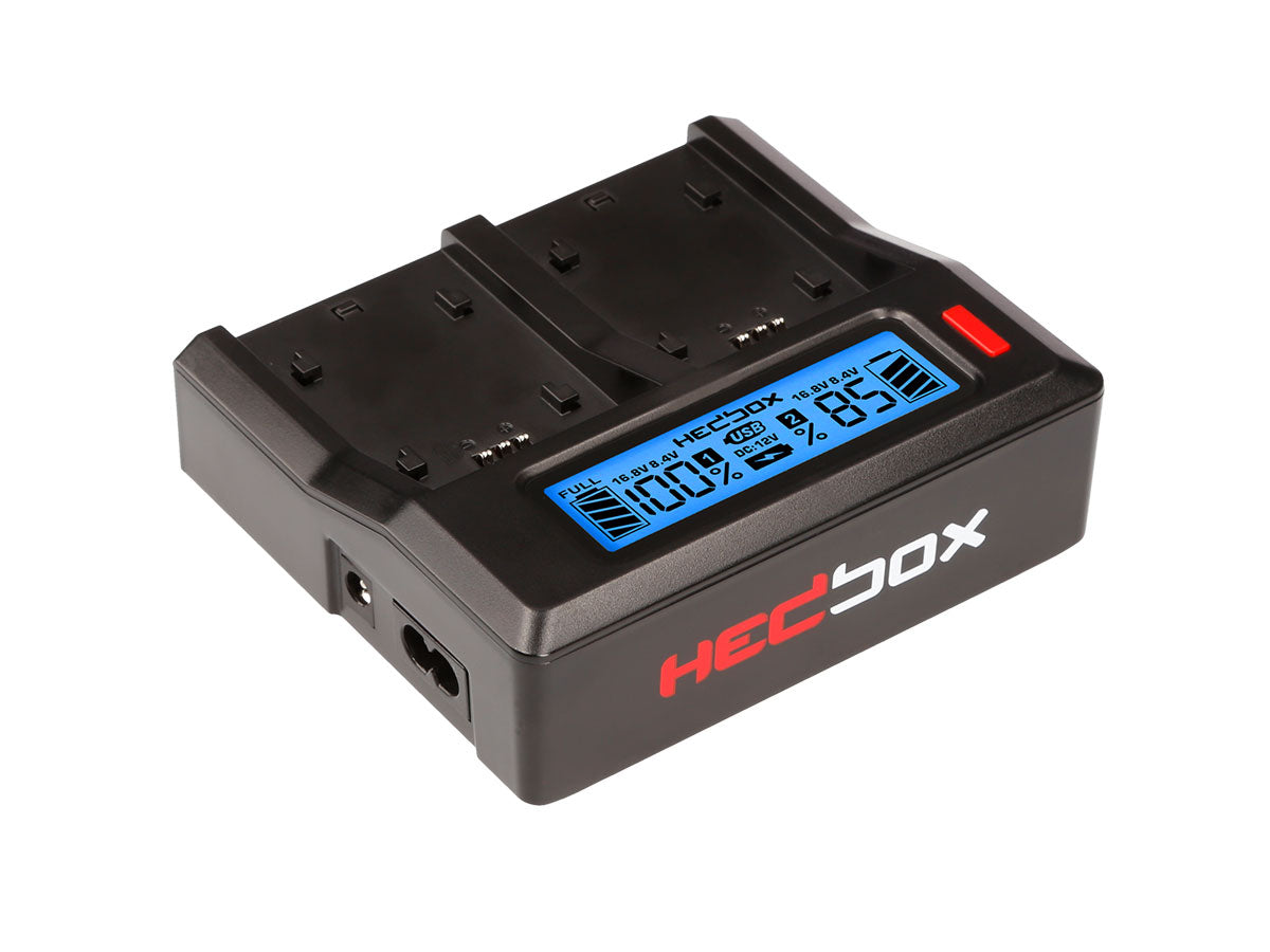 Hedbox RP-DC50 Digital Dual Battery Charger