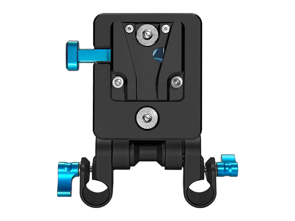 Kondor Blue Mini V-Mount Swivel Kit - Raven Black
