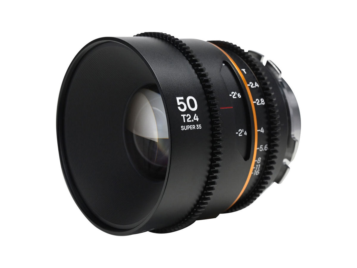 Laowa Nanomorph 50mm T2.4 1.5X S35 Lens (Amber) - PL/EF Mount