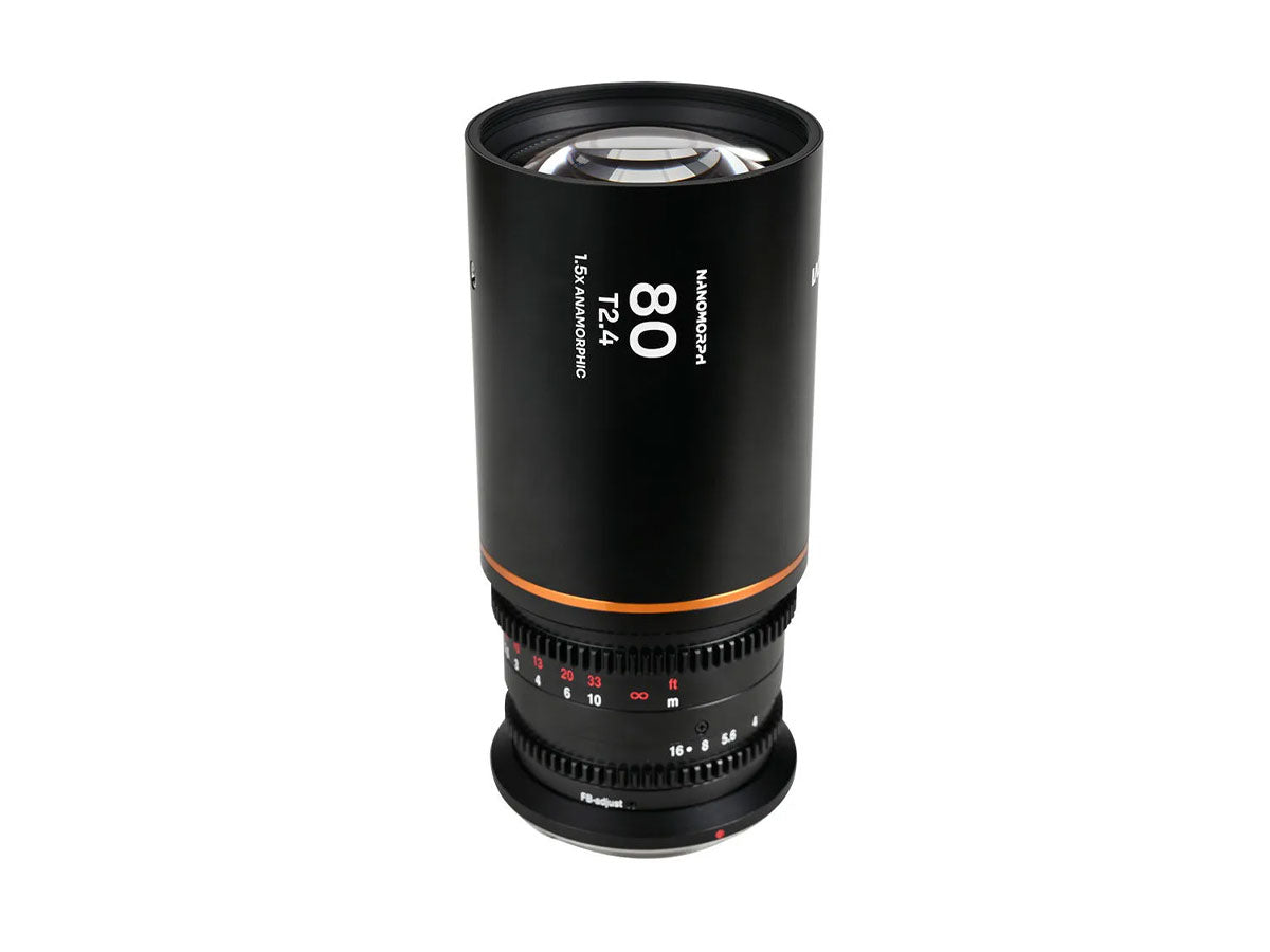 Laowa Nanomorph 80mm T2.4 1.5X S35 - MFT Mount (Amber)