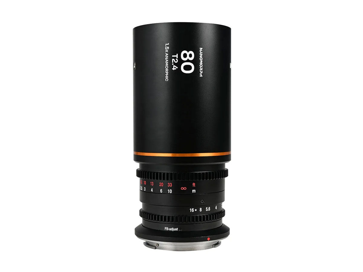 Laowa Nanomorph 80mm T2.4 1.5X S35 - MFT Mount (Amber)