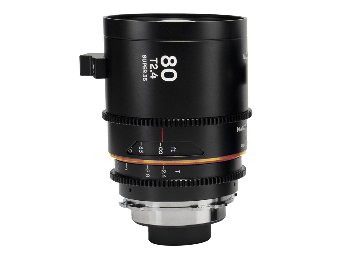 Laowa Nanomorph 80mm T2.4 1.5X S35 - PL/EF Mount (Amber)