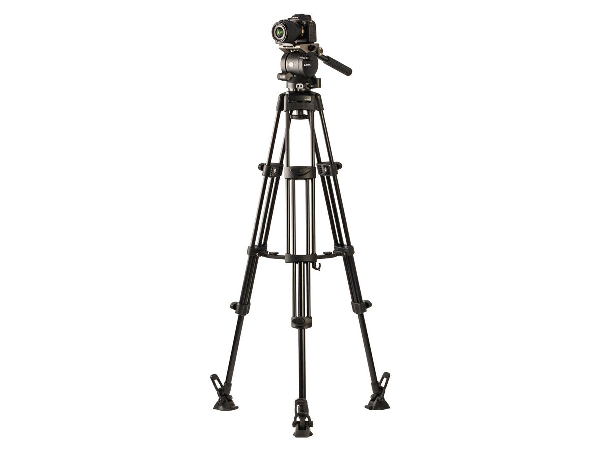Libec HS-150M Tripod System (W/ H15 Head, Mid-Level Spreader & Case)