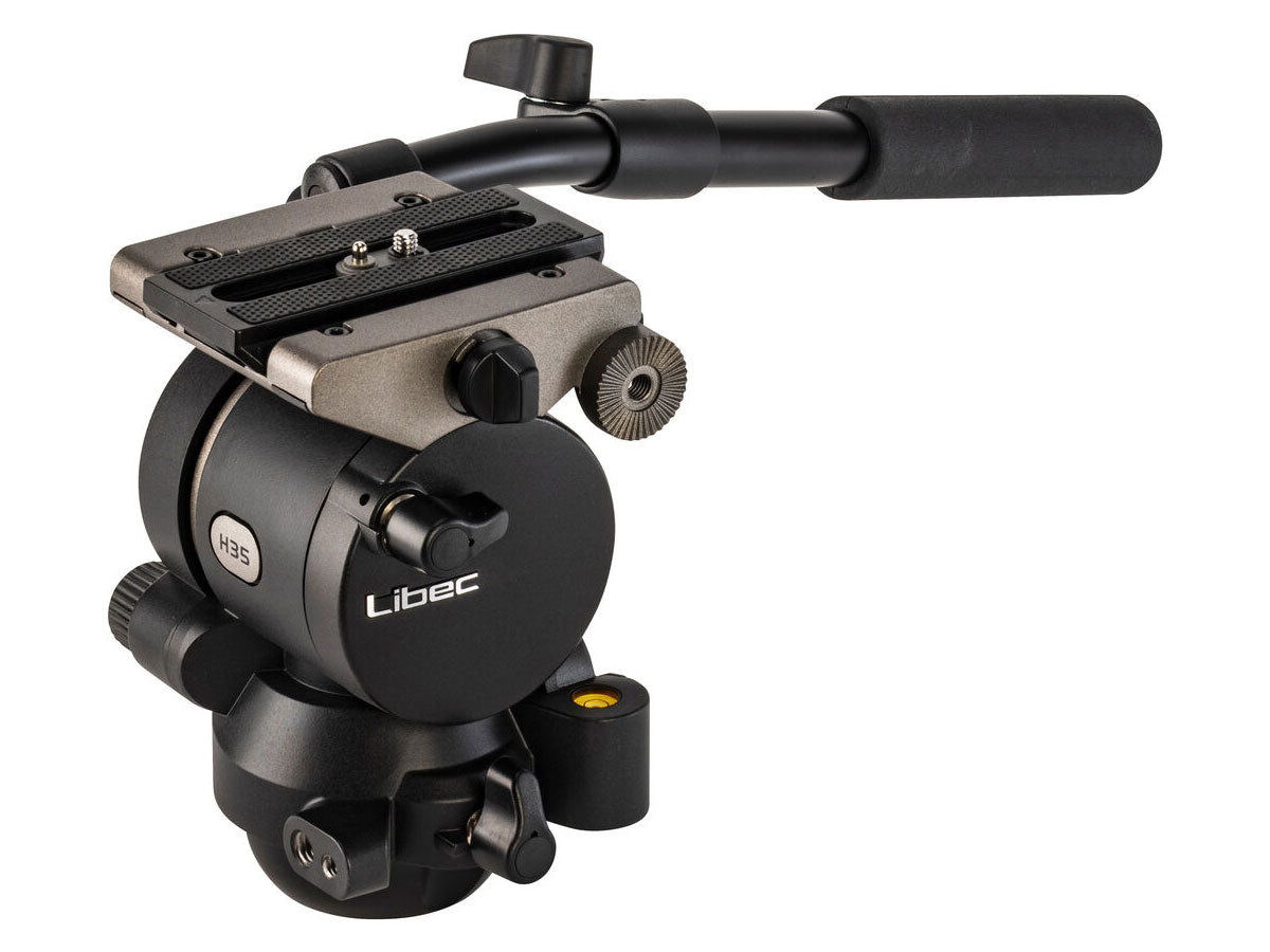 Libec HS-350M Tripod System (W/ H35 Head, Mid-Level Spreader & Case)