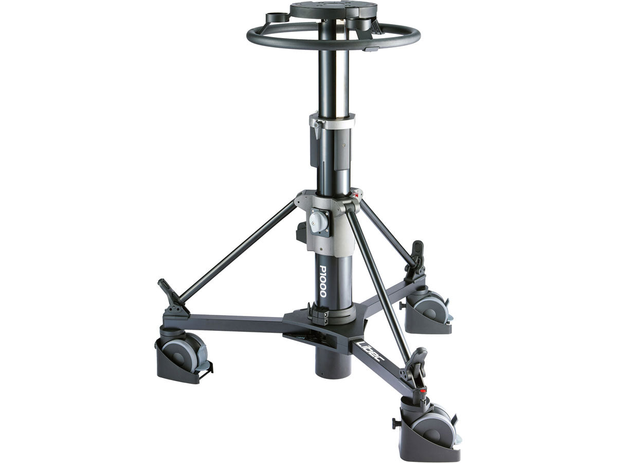 Libec QD-10PD Pedestal System with QH1 Head, P1000 Pedestal Column & DL-15B Dolly