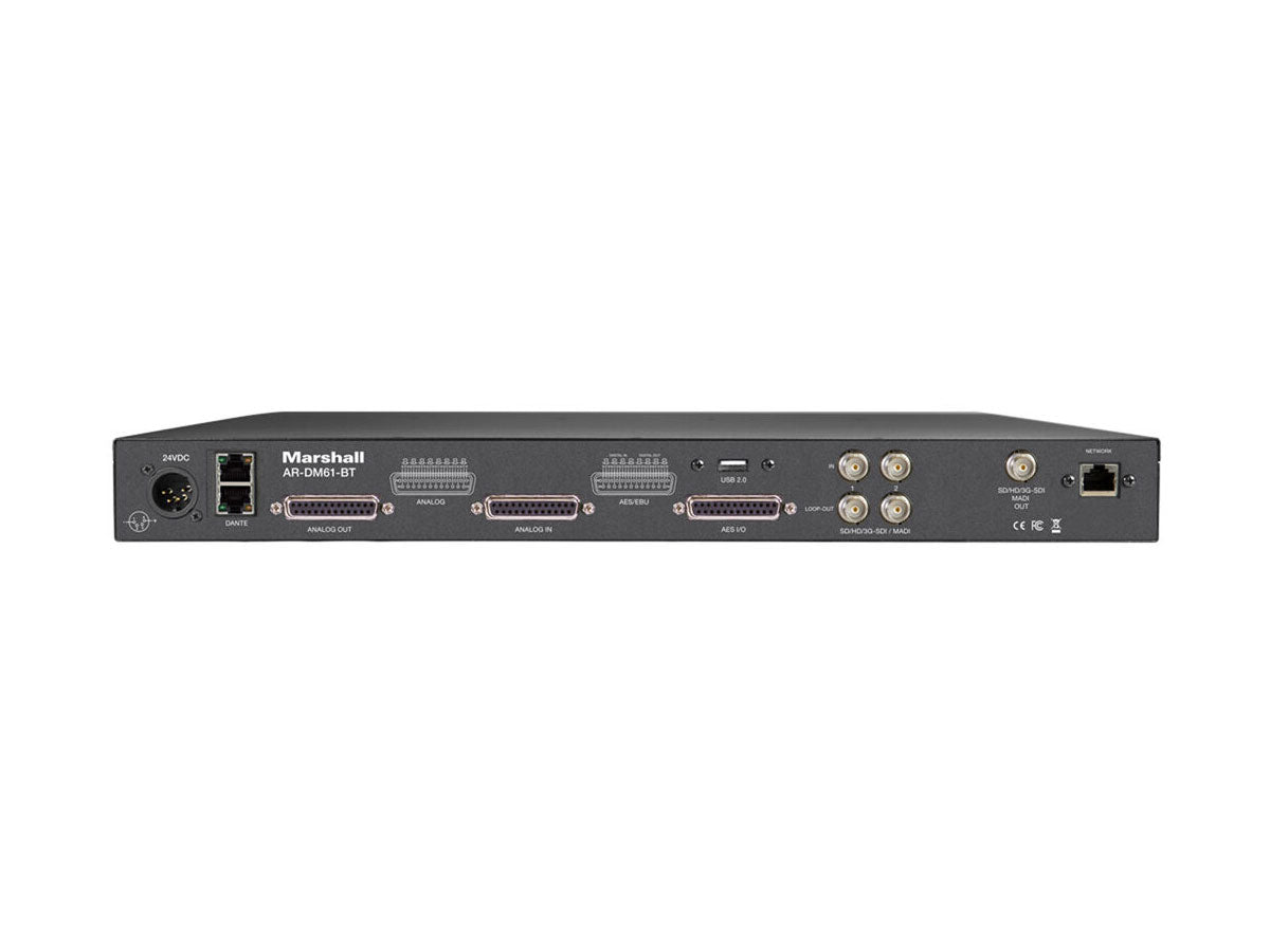 Marshall Electronics AR-DM61-BT-DB 1RU 64-Channel Digital Audio Monitor (w/Dolby Module)
