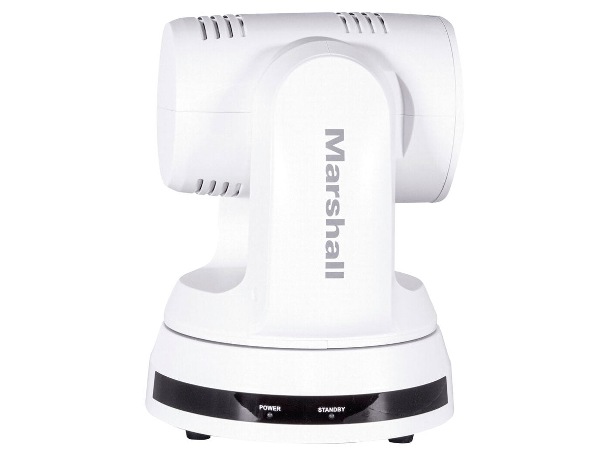 Marshall Electronics 4K (UHD60) PTZ Camera with 6.5mm-202mm 30x Zoom Lens - 12G-SDI, HDMI & IP Outputs (White)