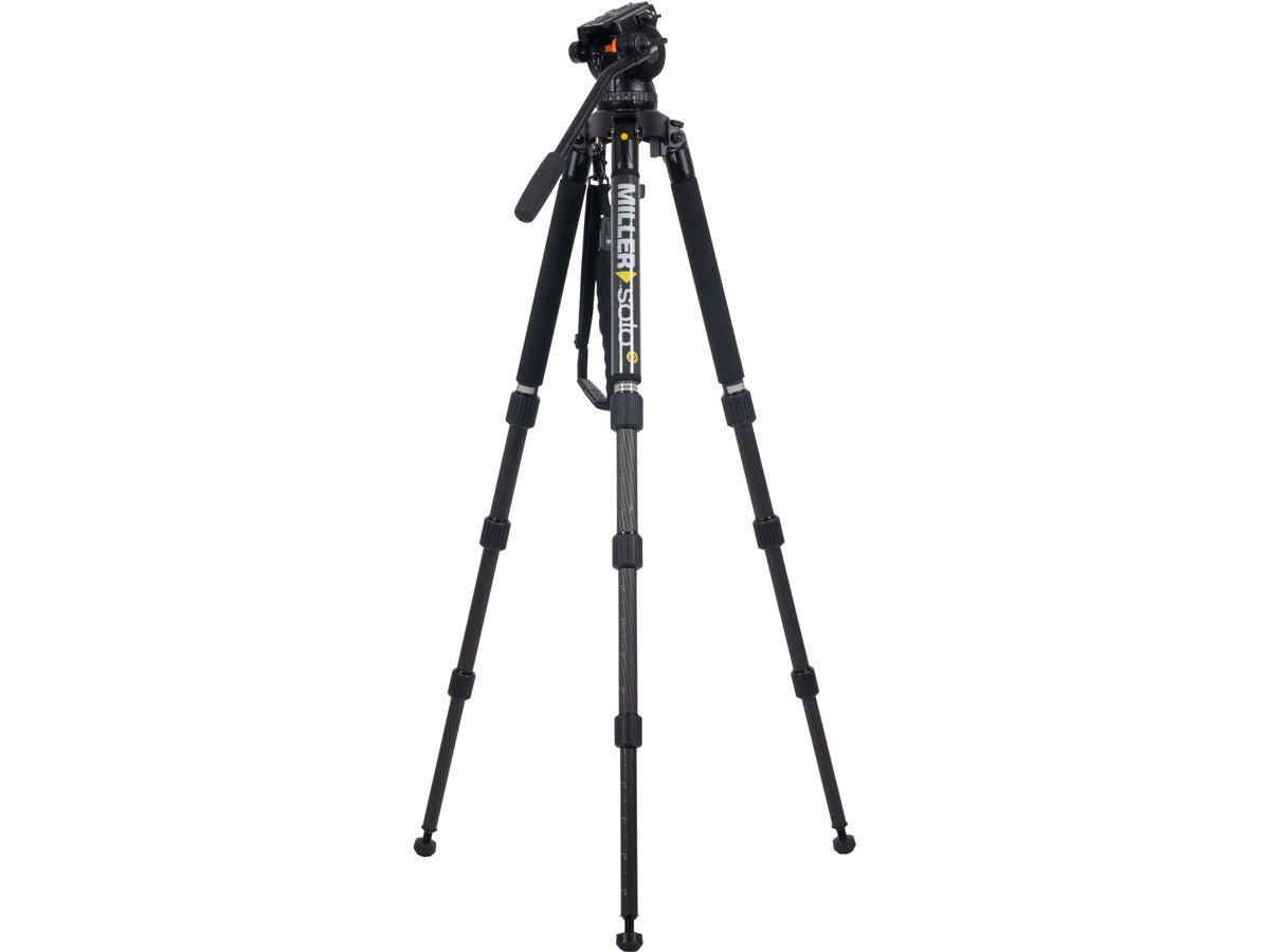 Miller CX14 Solo-Q 100 3 Stage Carbon Fibre Tripod (w/ Pan Handle, Strap and Softcase)