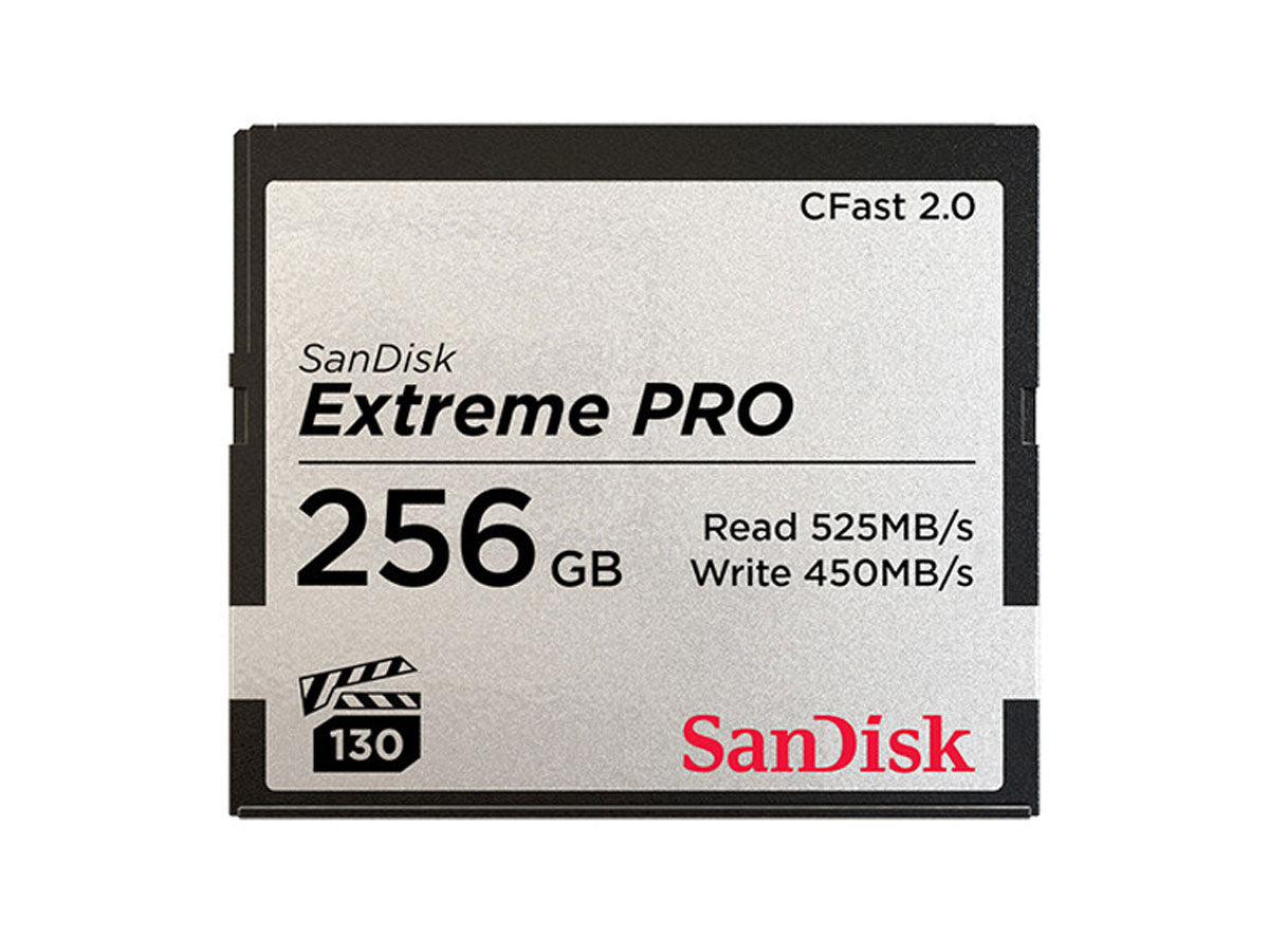 SanDisk Extreme PRO CFast 2.0 Memory Card - 256GB