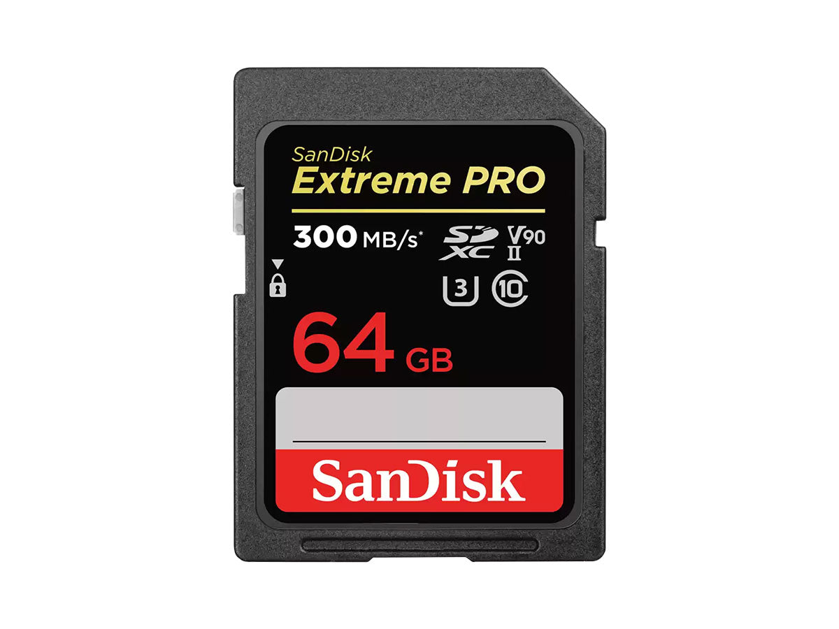 SanDisk Extreme PRO UHS-II SD Card - 64GB