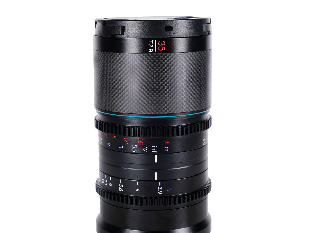 Sirui Saturn 35mm T2.9 1.6x Anamorphic Lens - Blue Flare (RF Mount)