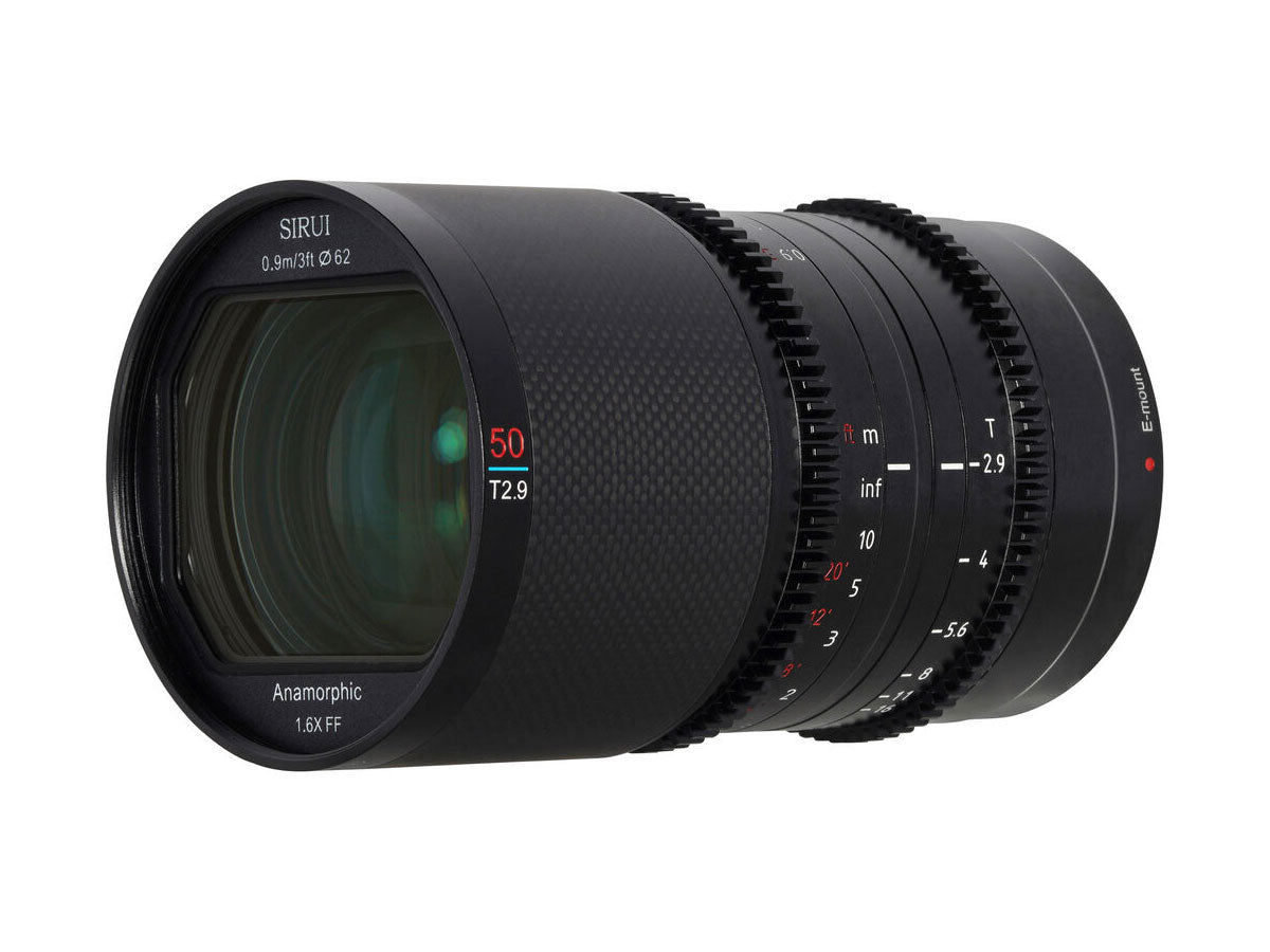 Sirui Saturn 50mm T2.9 1.6x Anamorphic Lens - Blue Flare (L Mount)