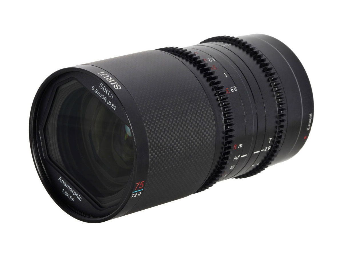 Sirui Saturn 75mm T2.9 1.6x Anamorphic Lens - Neutral Flare (X Mount)