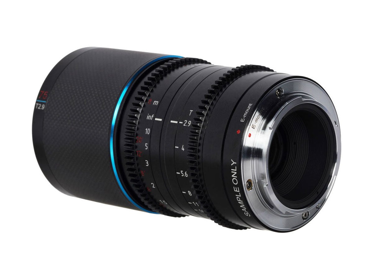 Sirui Saturn 75mm T2.9 1.6x Anamorphic Lens - Blue Flare (DL Mount)