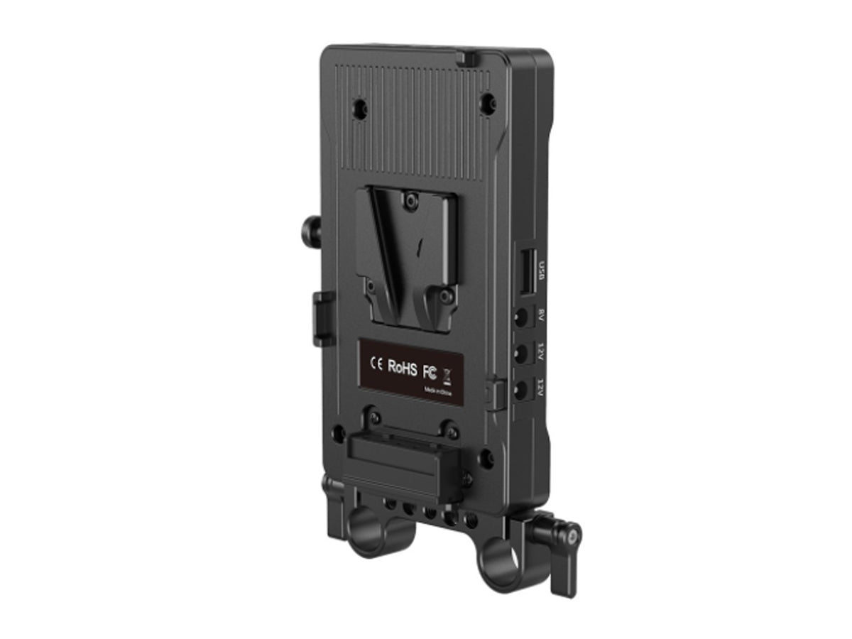 SmallRig V Mount Battery Adapter Plate with Dual 15mm Rod Clamp