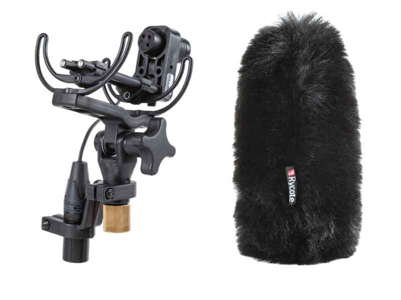 Rycote Softie-Lite 21mm Slip-On Windshield Kit with INV-Lite Shock-mount