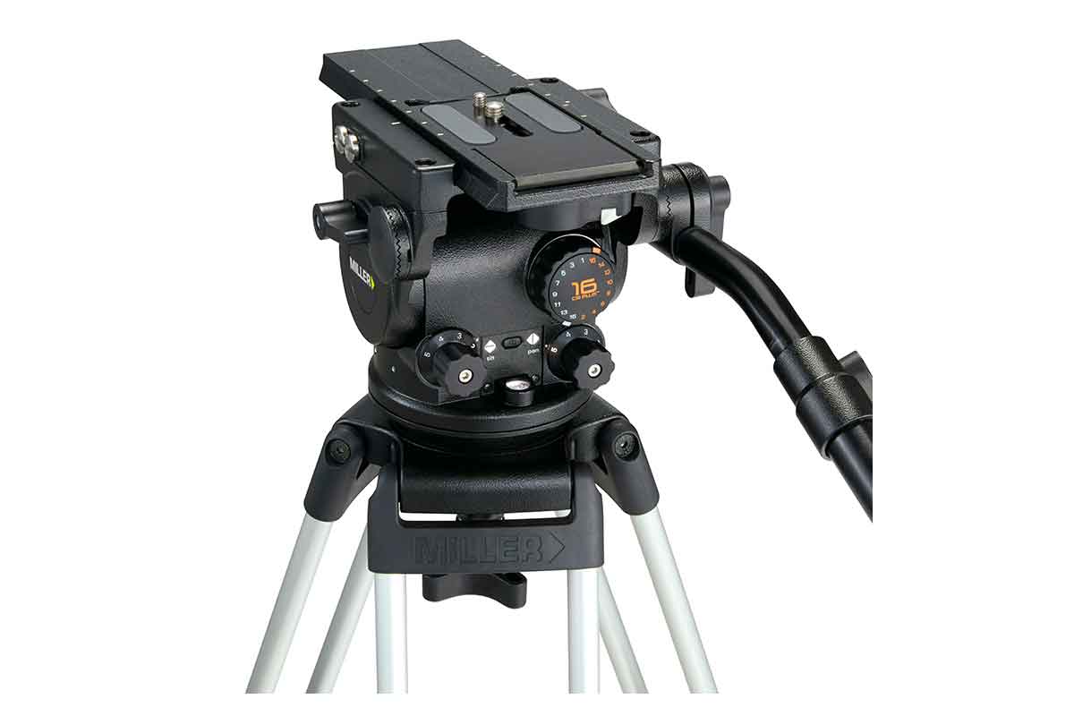 Miller Arrowx 3 Solo 100 3 Stage Carbon Fibre Tripod System