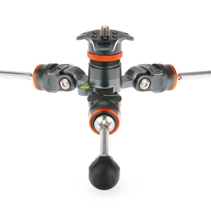 3 Legged Thing PRO - Albert 2.0 Carbon Fibre Tripod System - Grey