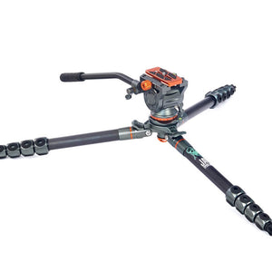 3 Legged Thing LEGENDS - Jay Carbon Fibre Tripod Kit With AirHed Cine Standard Video Plate