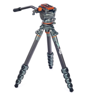 3 Legged Thing LEGENDS - Jay Carbon Fibre Tripod Kit With AirHed Cine Standard Video Plate