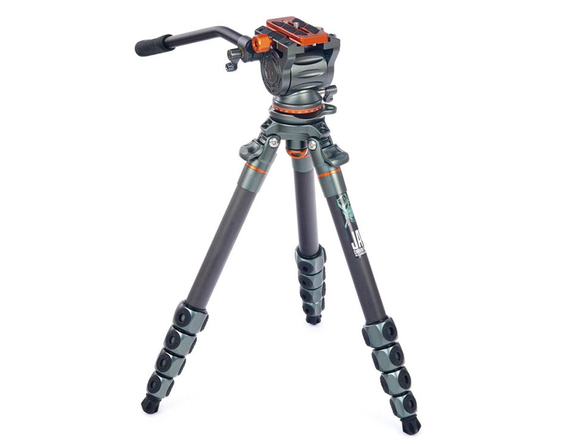 3 Legged Thing LEGENDS - Jay Carbon Fibre Tripod Kit With AirHed Cine Standard Video Plate