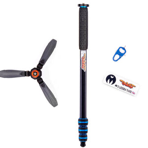 3 Legged Thing Trent 2.0 Monopod With Docz2 Foot Stabiliser (Blue)