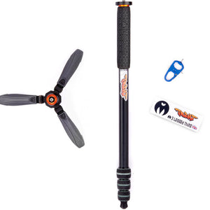 3 Legged Thing Trent 2.0 Monopod With Docz2 Foot Stabiliser (Grey)