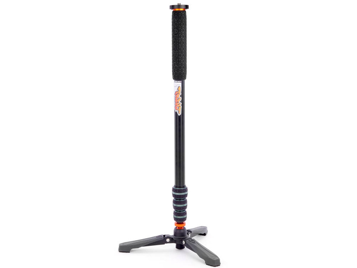 3 Legged Thing Trent 2.0 Monopod With Docz2 Foot Stabiliser (Grey)