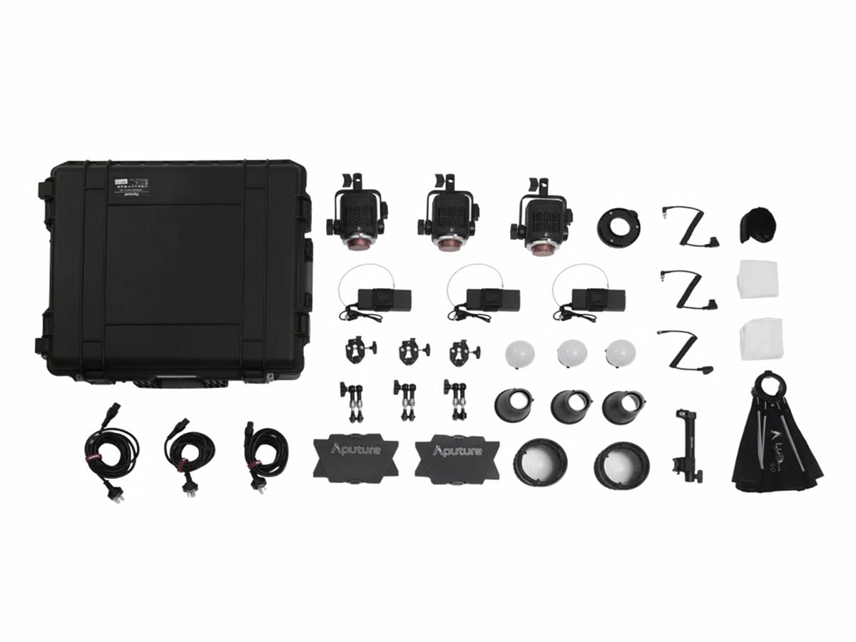 Aputure Storm 80c 3-Light Kit (UK)