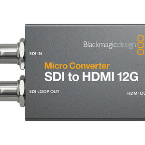 Blackmagic Design Micro Converter SDI to HDMI 12G w/Power Supply