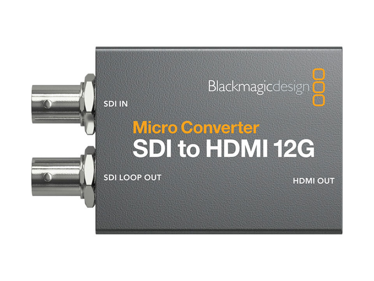 Blackmagic Design Micro Converter SDI to HDMI 12G w/Power Supply