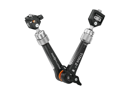 Bright Tangerine Titan Arm 2 Ti (3/8" AT - NATO QR) - London Fog