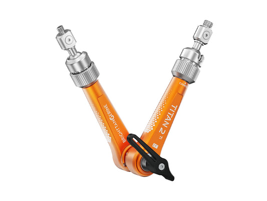 Bright Tangerine Titan Arm 2 Ti (3/8" - 1/4") - Tangerine