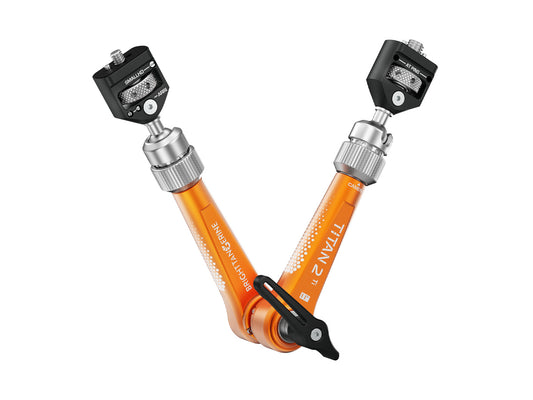 Bright Tangerine Titan Arm 2 Ti (3/8" AT - 1/4" AT) - Tangerine