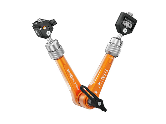 Bright Tangerine Titan Arm 2 Ti (3/8" AT - NATO QR) - Tangerine