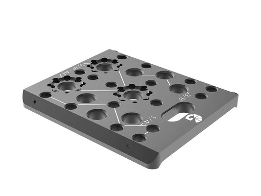 Bright Tangerine Left Field Dovetail Plate