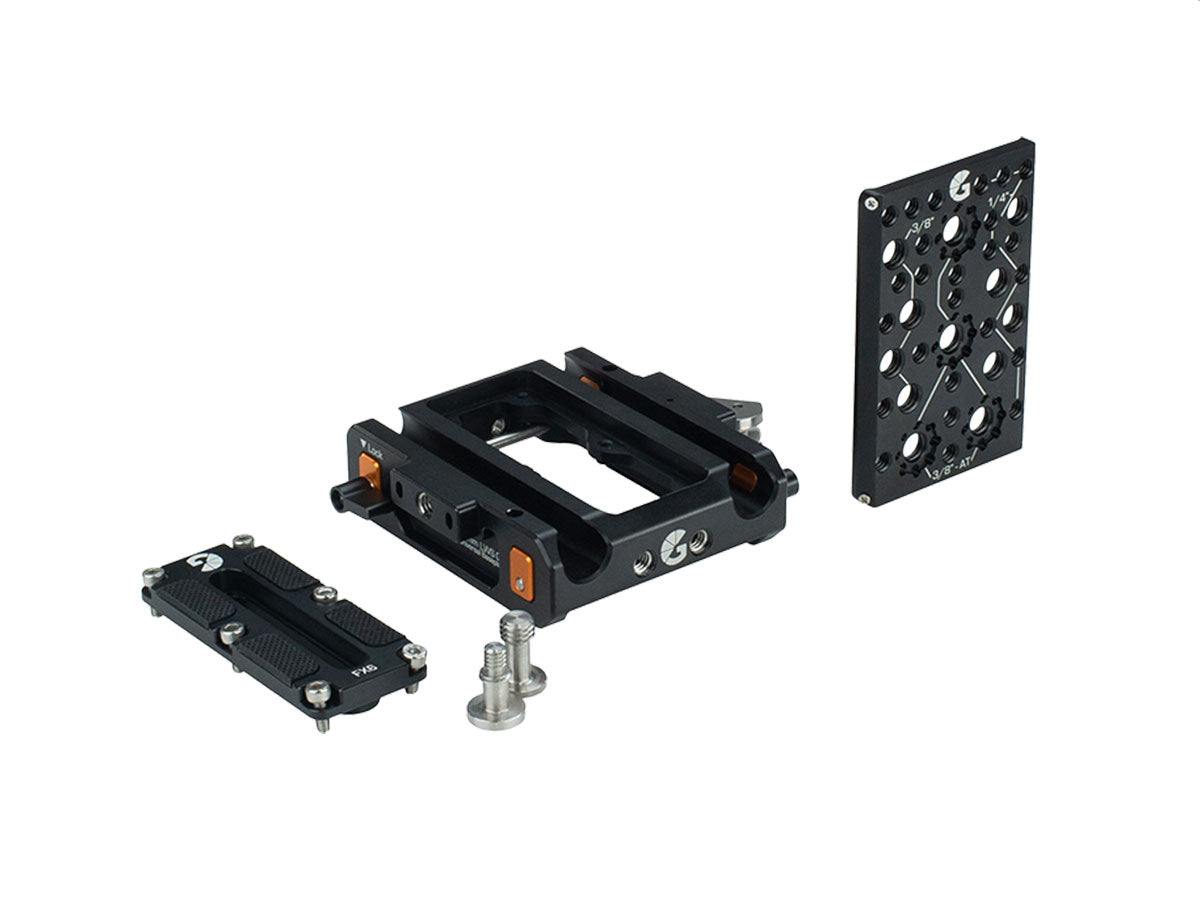 Bright Tangerine LeftField 3 Sony FS7/FX9 QR Baseplate