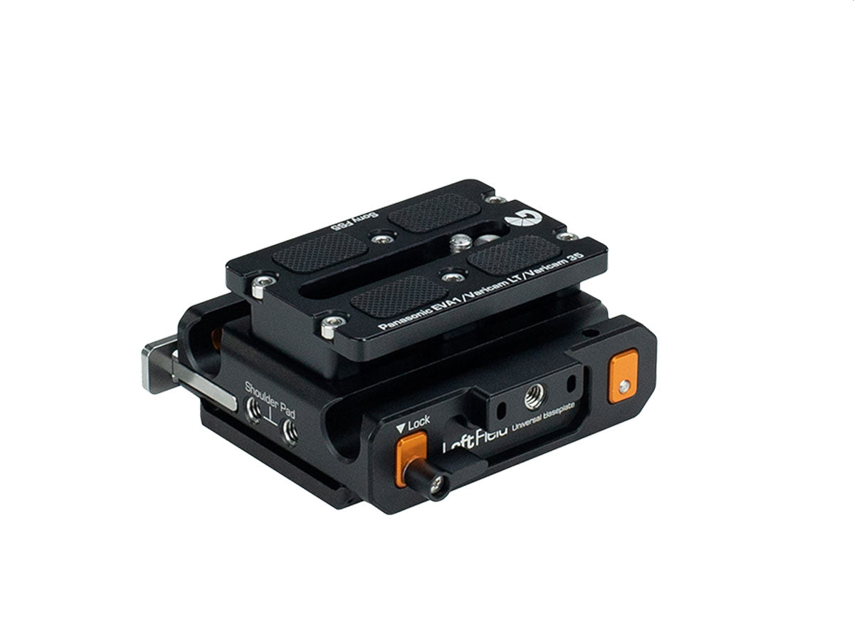 Bright Tangerine LeftField 3 Sony FS5 QR Baseplate