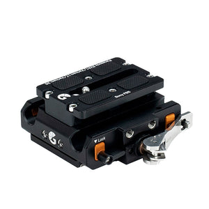 Bright Tangerine LeftField 3 Sony FS5 QR Baseplate