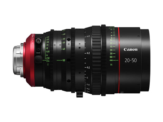 Canon CN-E 20-50mm T2.4 L FP Cinema Lens (Metric Scale) - PL Mount